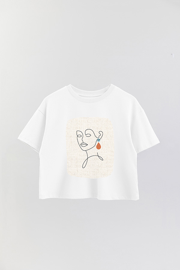 REMERA CROP ESTAMPADA ART 221