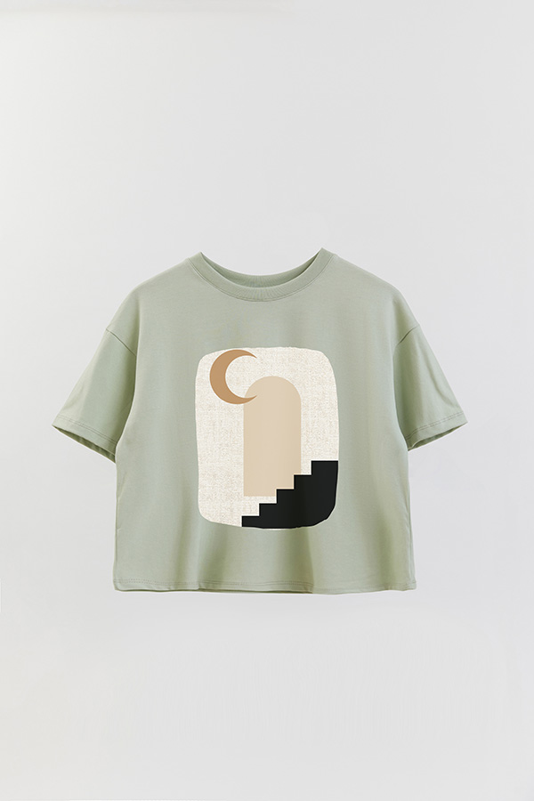 REMERA CROP ESTAMPADA ART 217