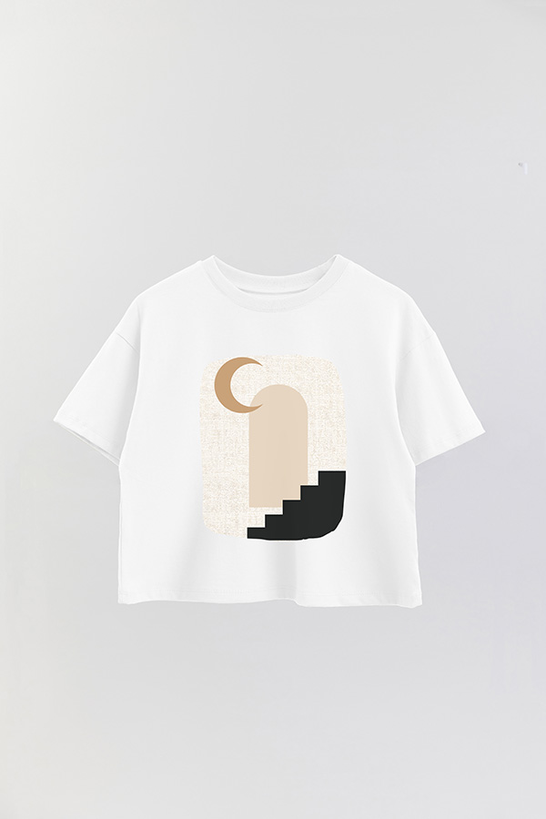 REMERA CROP ESTAMPADA ART 217