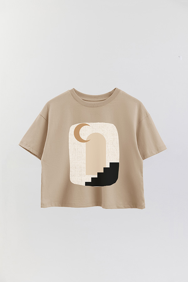 REMERA CROP ESTAMPADA ART 217