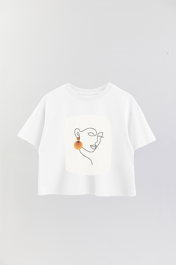 REMERA CROP ESTAMPADA ART 214