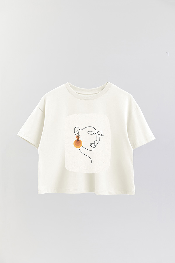 REMERA CROP ESTAMPADA ART 214