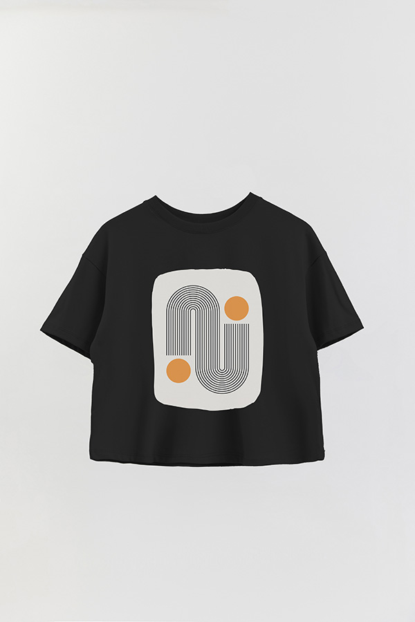 REMERA CROP ESTAMPADA ART 213