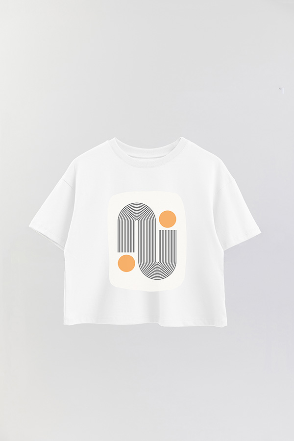 REMERA CROP ESTAMPADA ART 213