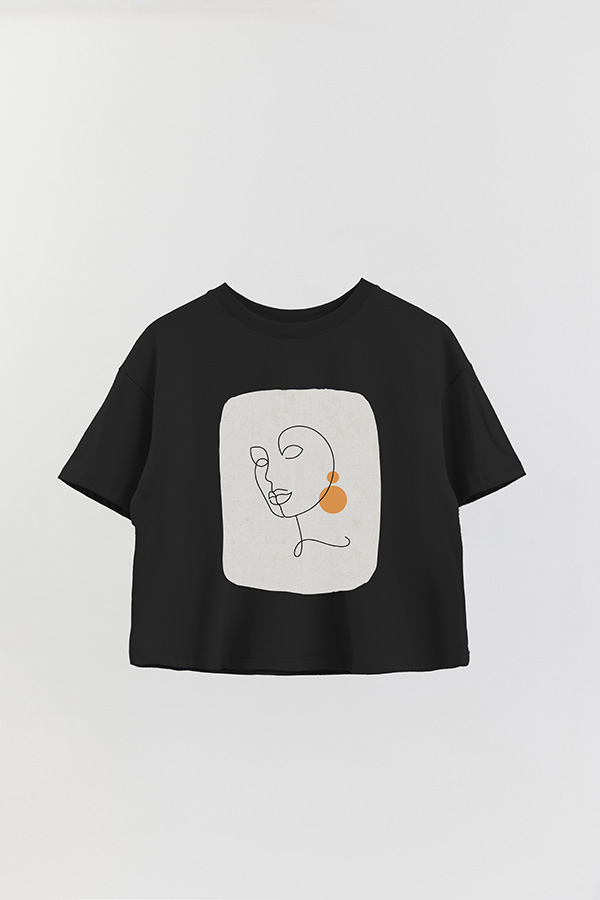 REMERA CROP ESTAMPADA ART 212