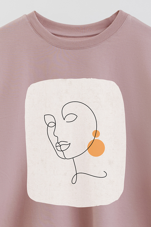 REMERA CROP ESTAMPADA ART 212