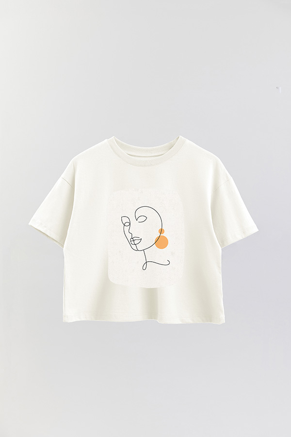 REMERA CROP ESTAMPADA ART 212