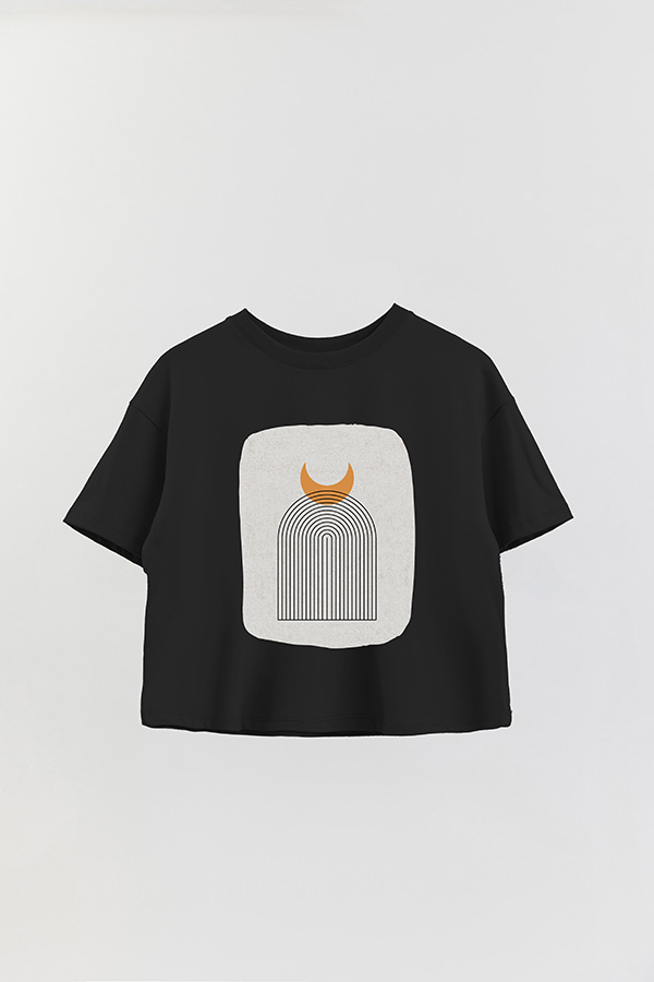 REMERA CROP ESTAMPADA ART 210