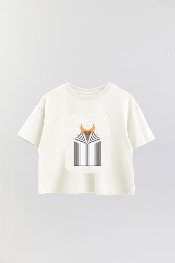 REMERA CROP ESTAMPADA ART 210