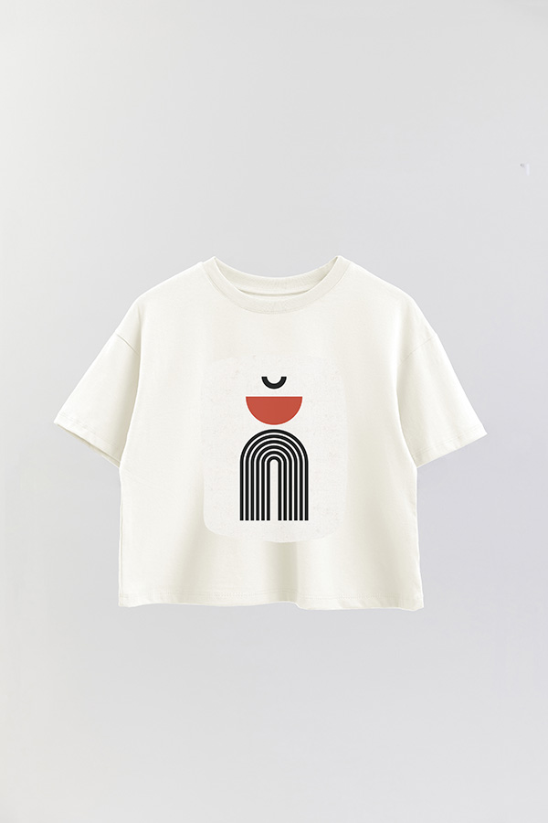 REMERA CROP ESTAMPADA ART 208