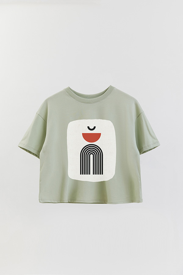 REMERA CROP ESTAMPADA ART 208