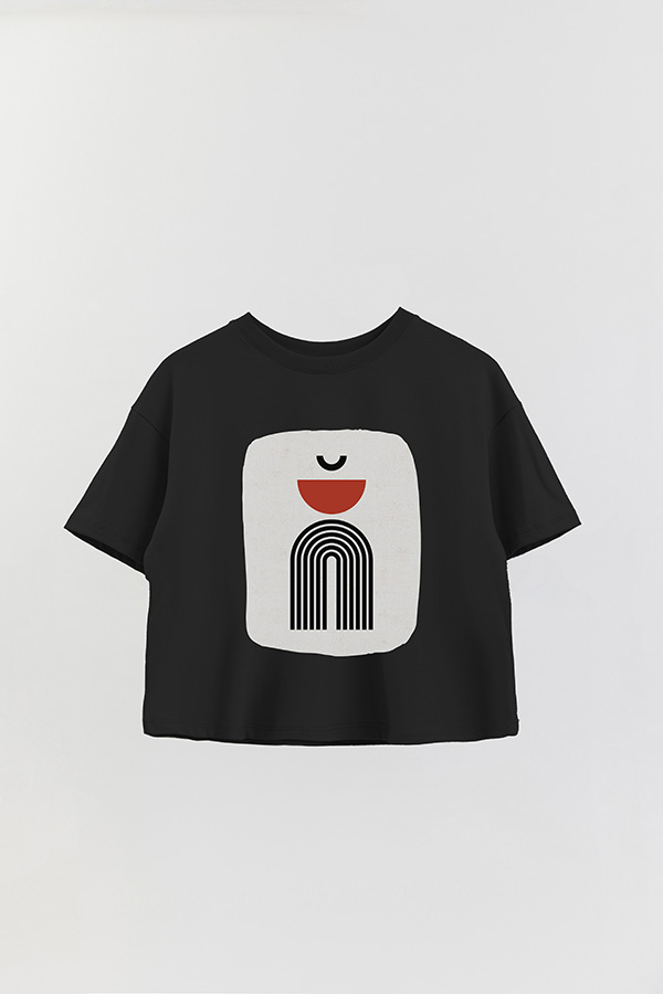 REMERA CROP ESTAMPADA ART 208