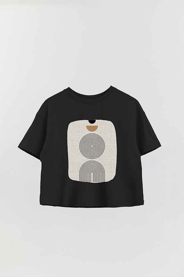 REMERA CROP ESTAMPADA ART 207