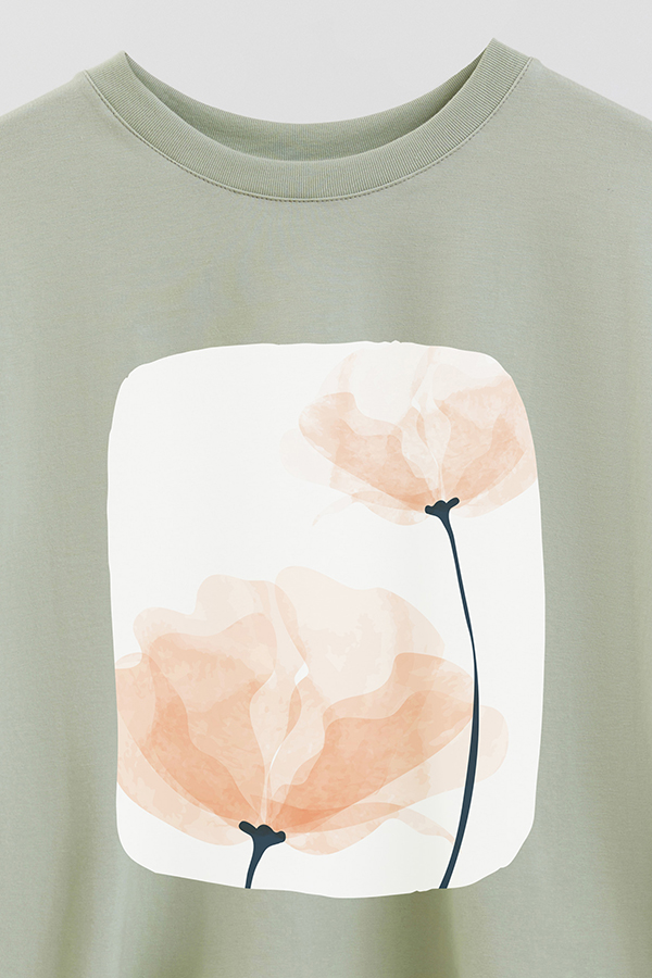 REMERA CROP ESTAMPADA ART 206