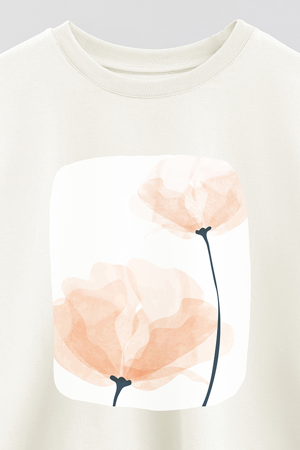 REMERA CROP ESTAMPADA ART 206