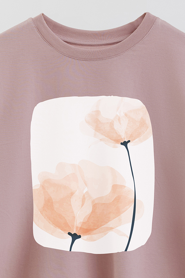 REMERA CROP ESTAMPADA ART 206