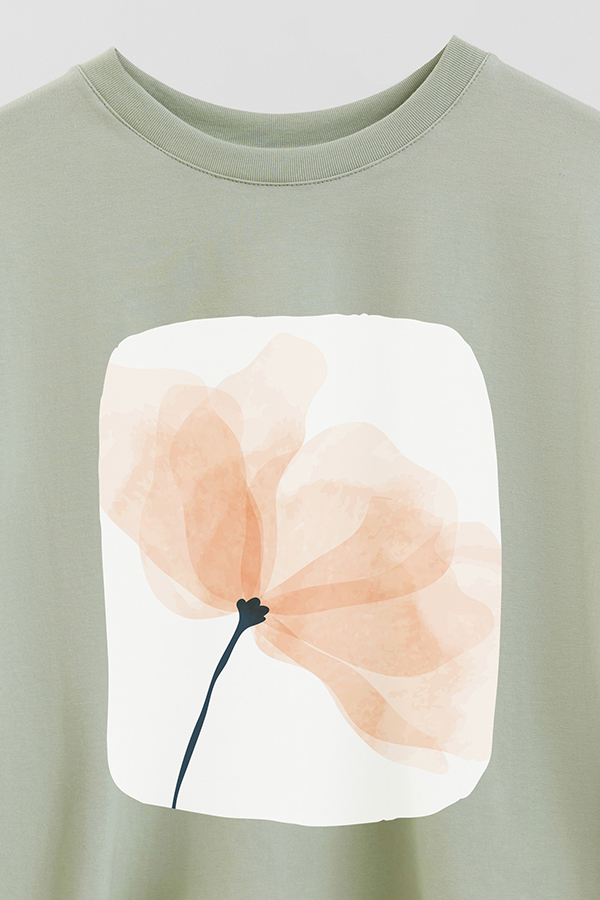 REMERA CROP ESTAMPADA ART 205