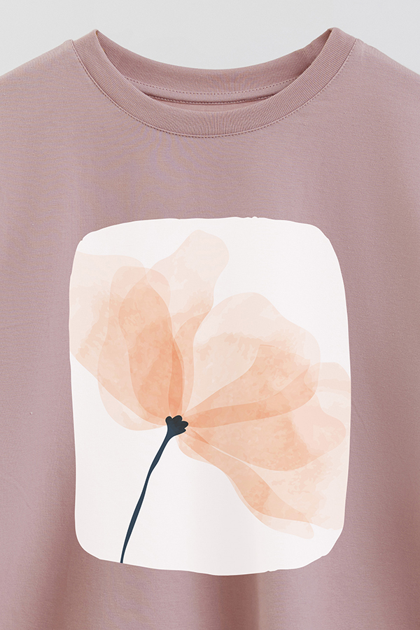 REMERA CROP ESTAMPADA ART 205