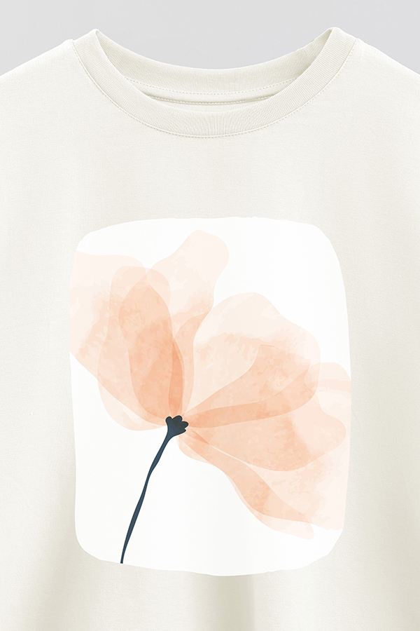 REMERA CROP ESTAMPADA ART 205