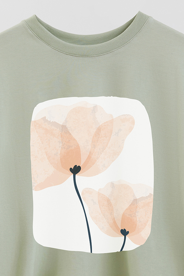 REMERA CROP ESTAMPADA ART 204