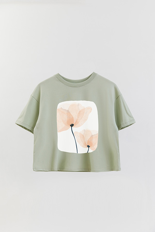 REMERA CROP ESTAMPADA ART 204