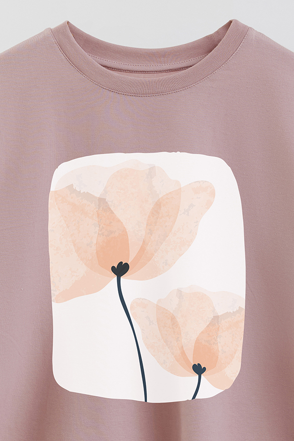 REMERA CROP ESTAMPADA ART 204