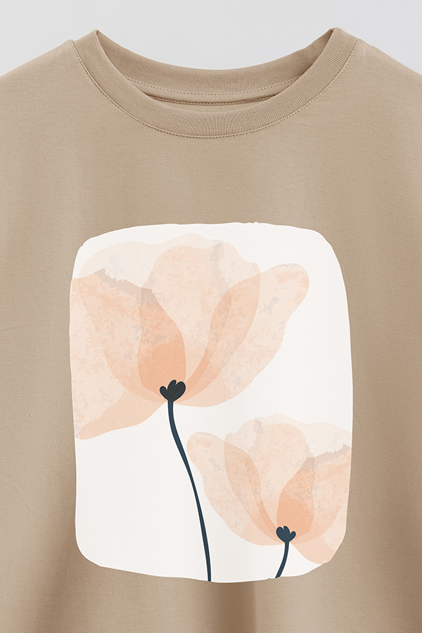 REMERA CROP ESTAMPADA ART 204