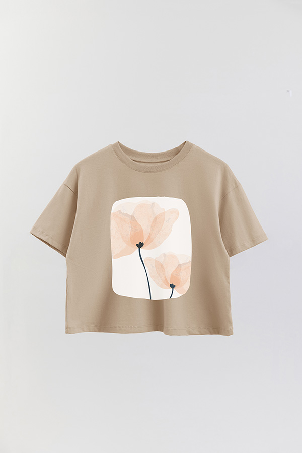 REMERA CROP ESTAMPADA ART 204