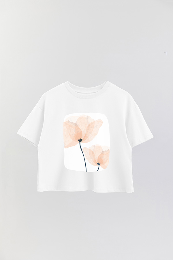 REMERA CROP ESTAMPADA ART 204