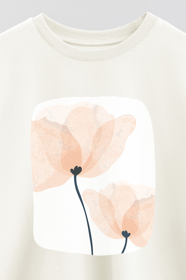REMERA CROP ESTAMPADA ART 204