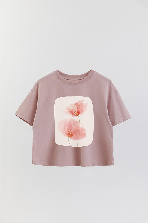REMERA CROP ESTAMPADA ART 203