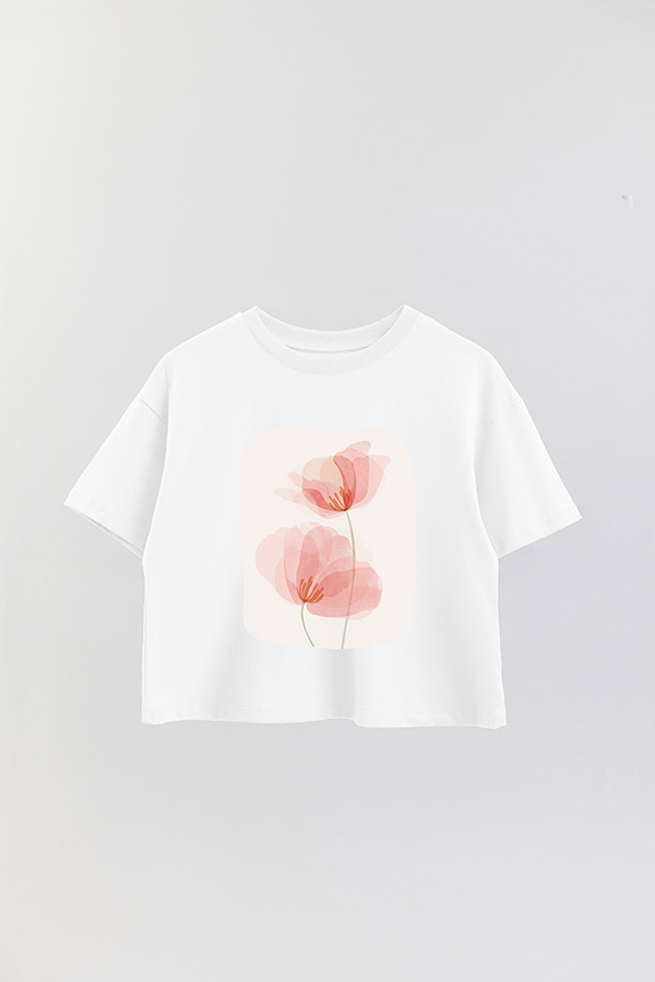 REMERA CROP ESTAMPADA ART 203