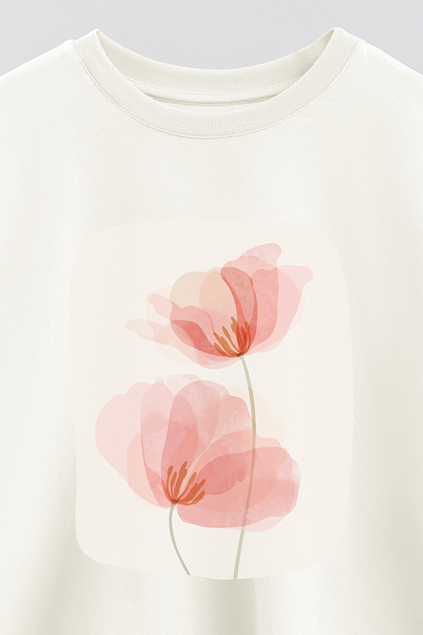 REMERA CROP ESTAMPADA ART 203