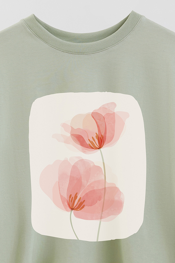 REMERA CROP ESTAMPADA ART 203