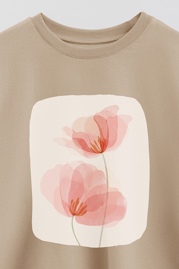 REMERA CROP ESTAMPADA ART 203