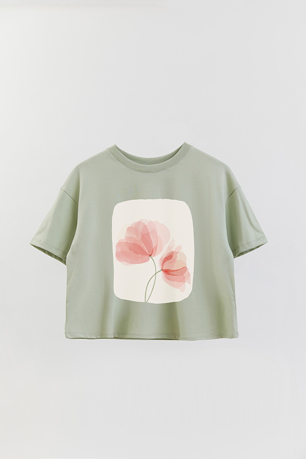 REMERA CROP ESTAMPADA ART 202