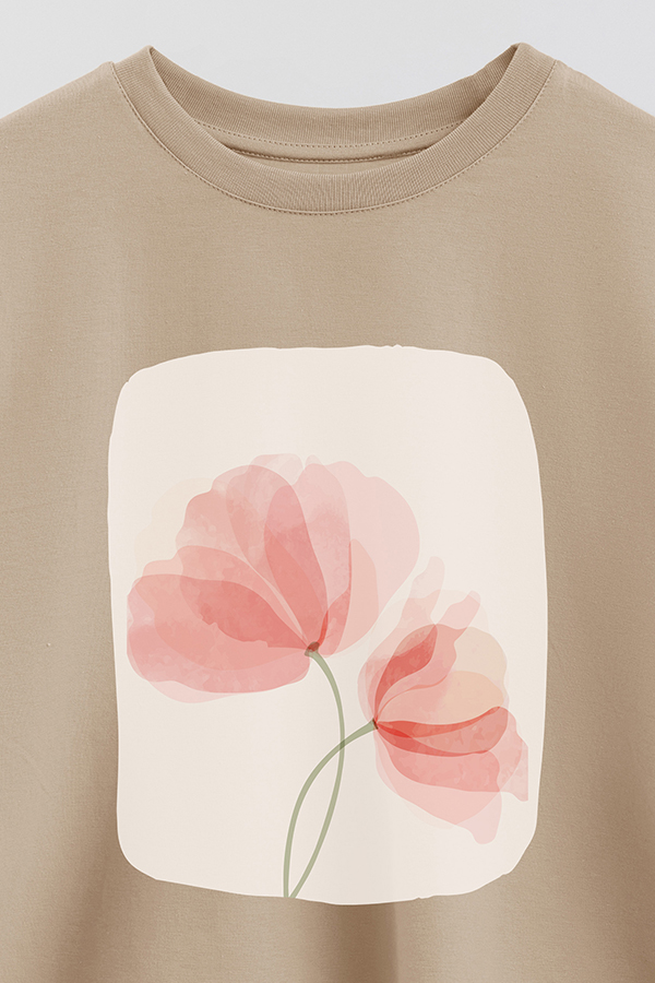 REMERA CROP ESTAMPADA ART 202