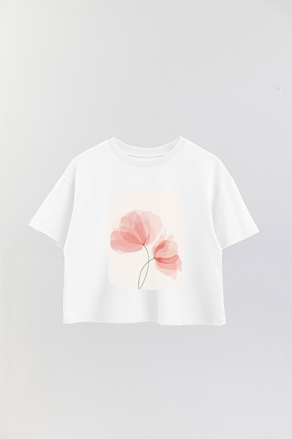 REMERA CROP ESTAMPADA ART 202