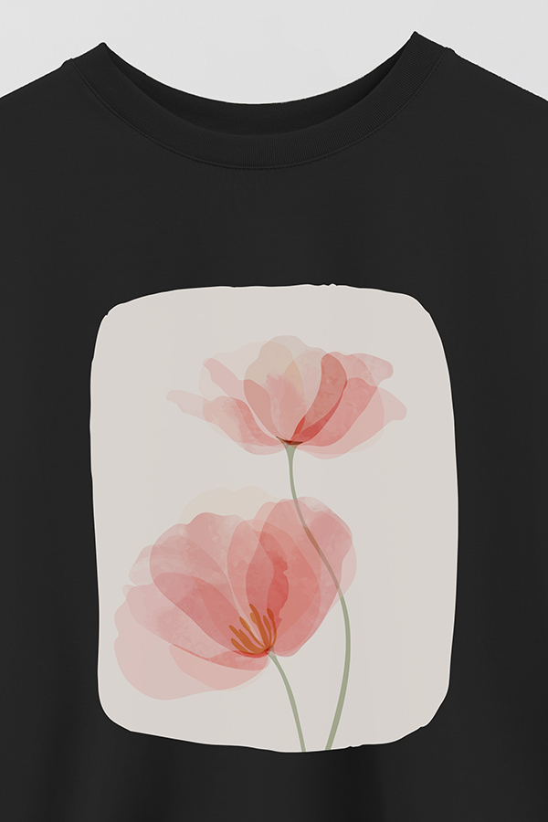 REMERA CROP ESTAMPADA ART 201