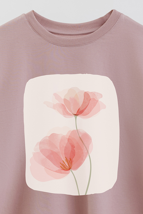REMERA CROP ESTAMPADA ART 201
