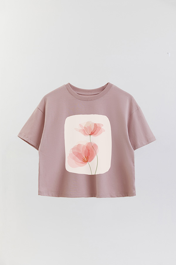 REMERA CROP ESTAMPADA ART 201