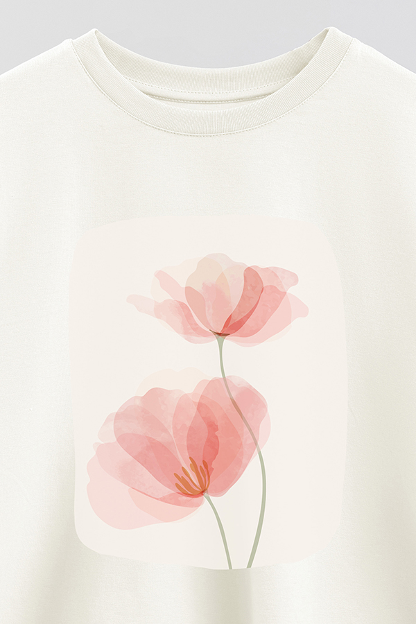 REMERA CROP ESTAMPADA ART 201