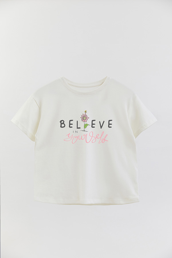 REMERA GIRL OVER I BELIEVE IN