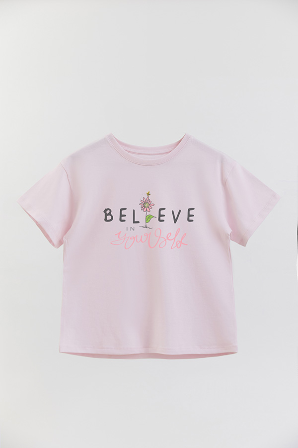 REMERA GIRL OVER I BELIEVE IN