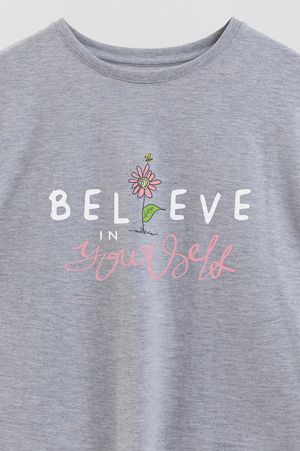 REMERA GIRL OVER I BELIEVE IN
