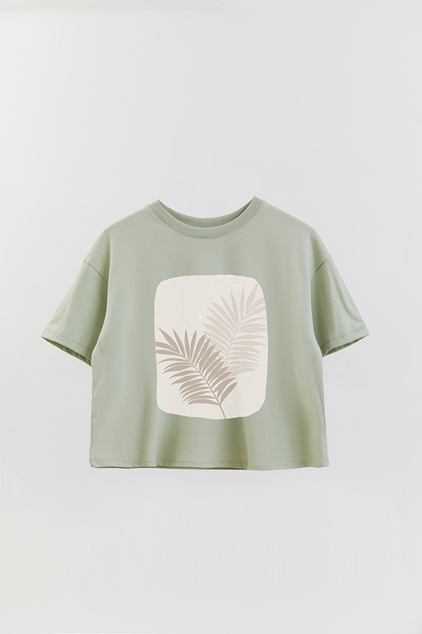 REMERA CROP ESTAMPADA ART 200