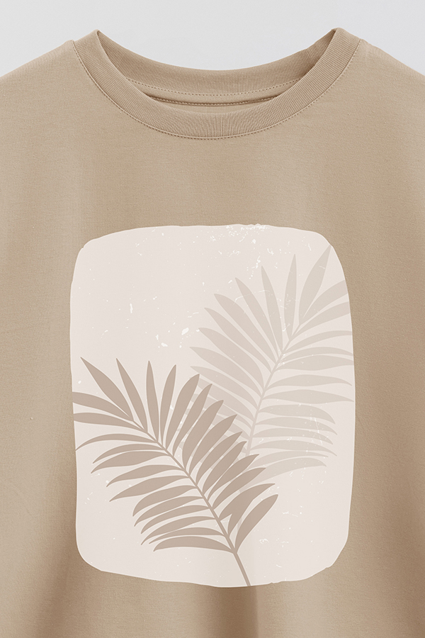 REMERA CROP ESTAMPADA ART 200