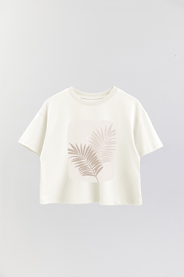 REMERA CROP ESTAMPADA ART 200