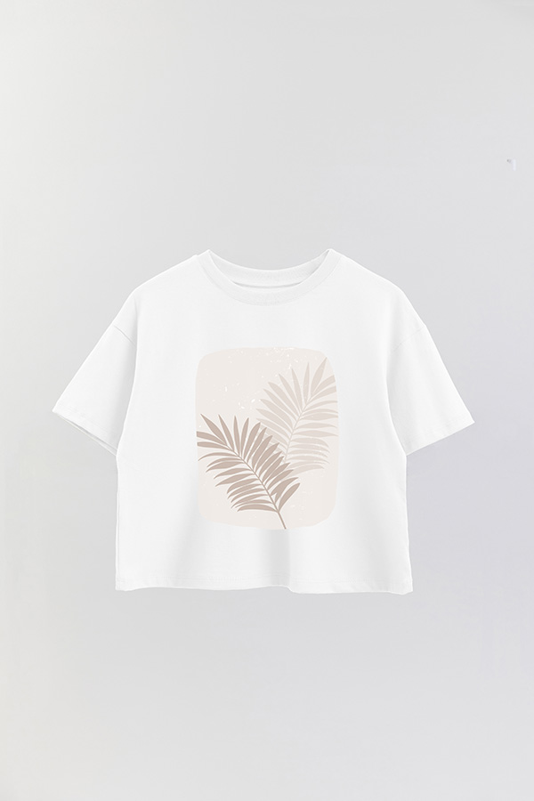 REMERA CROP ESTAMPADA ART 200