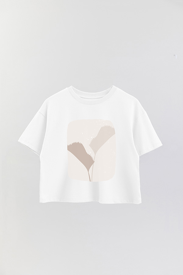 REMERA CROP ESTAMPADA ART 199